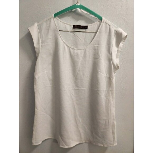 THE LIMITED - SHEER BUSINESS WORK CASUAL WHITE BLOUSE - SIZE SMALL - Picture 3 of 4